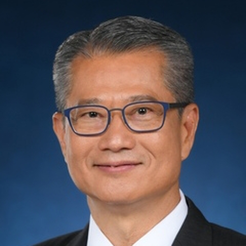 Mr Paul Mo-po Chan, GBM, GBS, MH, JP (Financial Secretary, Hong Kong Special Administrative Region)